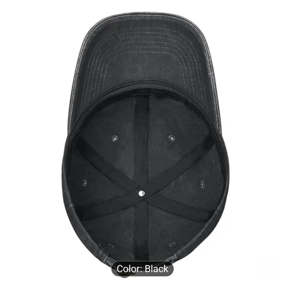 BASEBALL CAP Unisex Black Believe Cross Printed - Picture 3 of 6